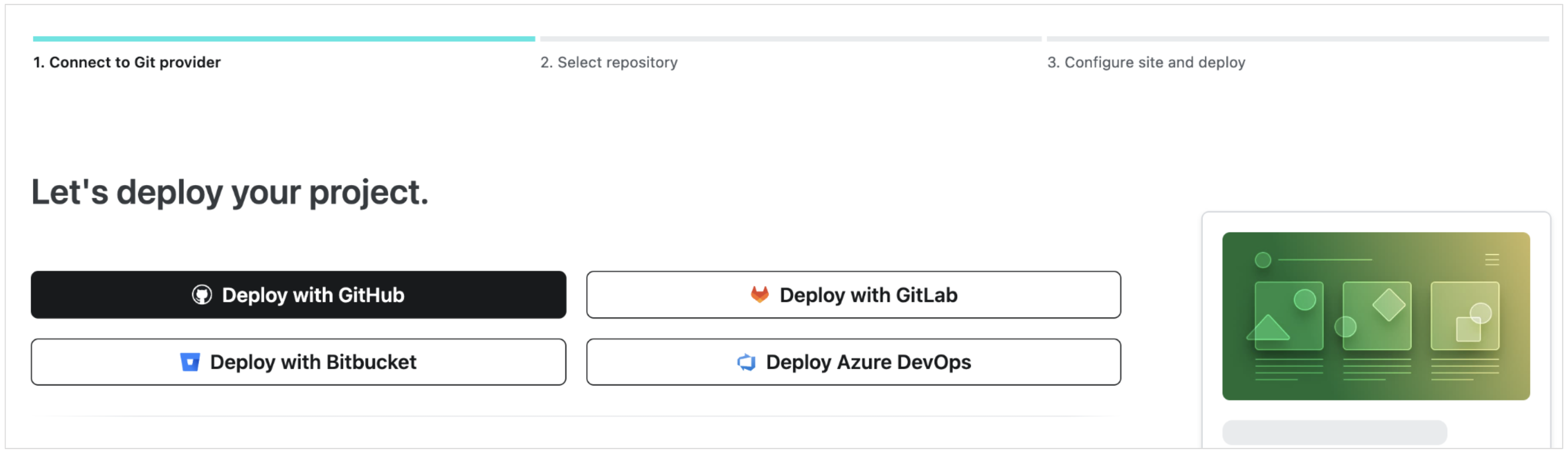 Deploy from GitHub